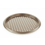 Load image into Gallery viewer, Home Basics Aurelia Non-Stick 13.75” x 1” Carbon Steel Perforated Pizza Pan, Gold $6.00 EACH, CASE PACK OF 12
