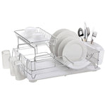 Load image into Gallery viewer, Home Basics Metal 2-Tier Deluxe Dish Drainer $30.00 EACH, CASE PACK OF 6
