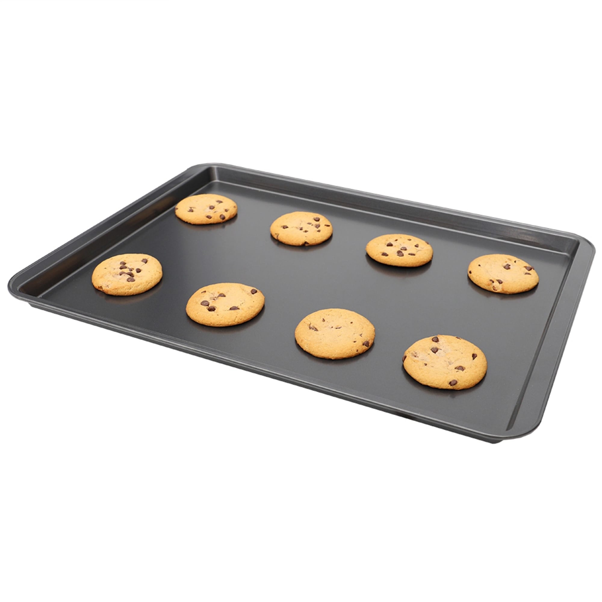 18-Inch Nonstick Baking Sheets & Cookie Trays for Oven, 3-Pack PFOA Free Baking  Pans Set, Black 
