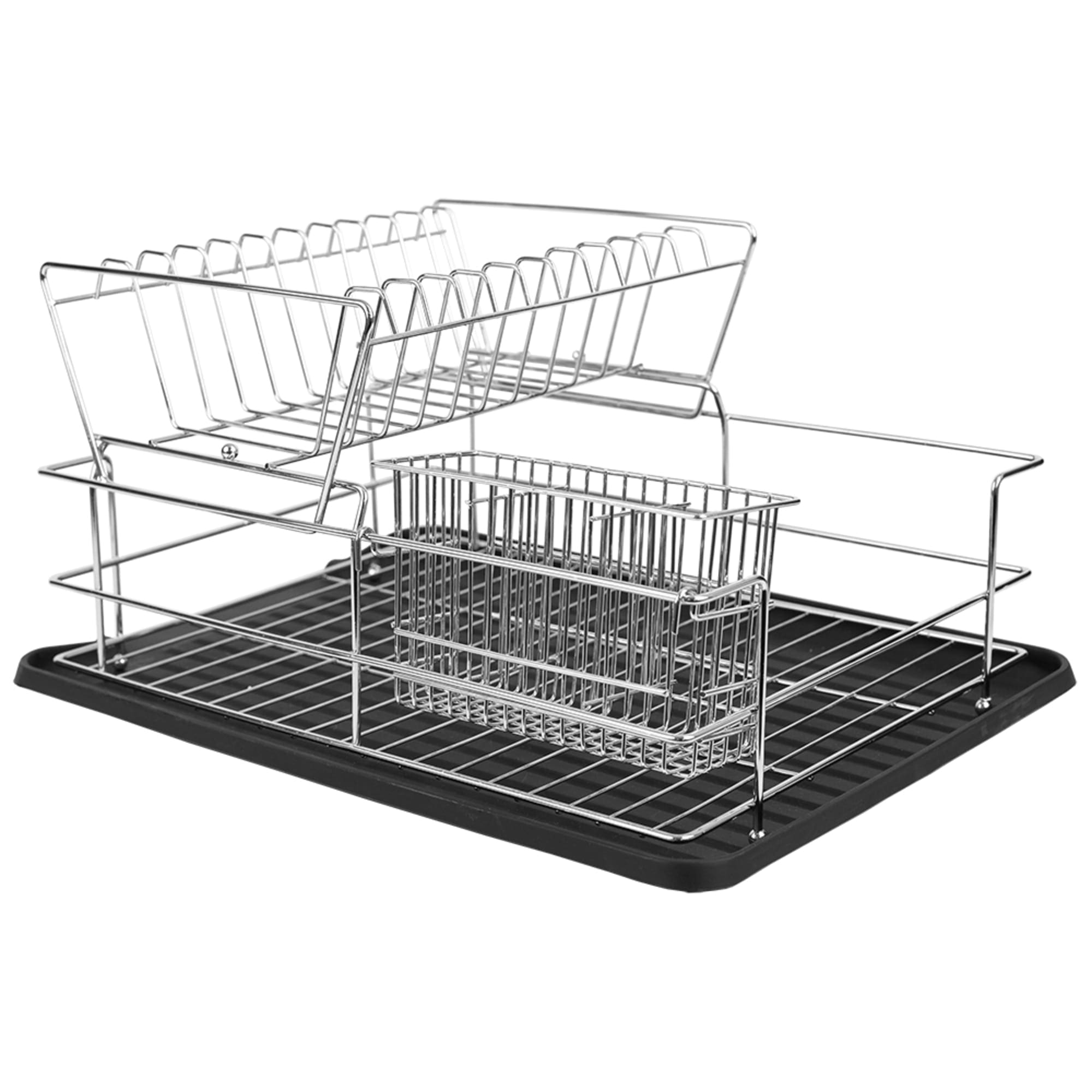 Extra Large 2-Tier Stainless Steel Dish Drying Rack - Rustproof