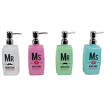 Load image into Gallery viewer, Home Basics Mr. and Mrs. Soap Dispenser - Assorted Colors
