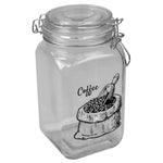 Load image into Gallery viewer, Home Basics Ludlow 43 oz. Glass Canister with Metal Clasp, Clear $5.00 EACH, CASE PACK OF 12
