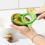 Load image into Gallery viewer, Home Basics 3-in-1 Avocado Slicer, Green $2.00 EACH, CASE PACK OF 24
