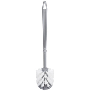 Home Basics Plastic Toilet Brush with Compact Holder, Grey $4.00 EACH, CASE PACK OF 12