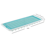 Load image into Gallery viewer, Home Basics 11 Compartment Slim Plastic Stackable Ice Cube Tray with Snap-on Cover, Blue $2.00 EACH, CASE PACK OF 12
