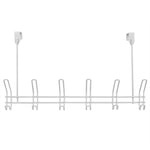 Load image into Gallery viewer, Home Basics 6 Hook Powder Coated Iron Hanging Rack, White $5.00 EACH, CASE PACK OF 12
