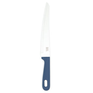 Michael Graves Design Comfortable Grip 8 Inch Stainless Steel Serrated Bread Knife, Indigo $3.00 EACH, CASE PACK OF 24