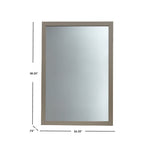 Load image into Gallery viewer, Home Basics 24&quot; x 36&quot; Wall Mirror, Grey $25.00 EACH, CASE PACK OF 4
