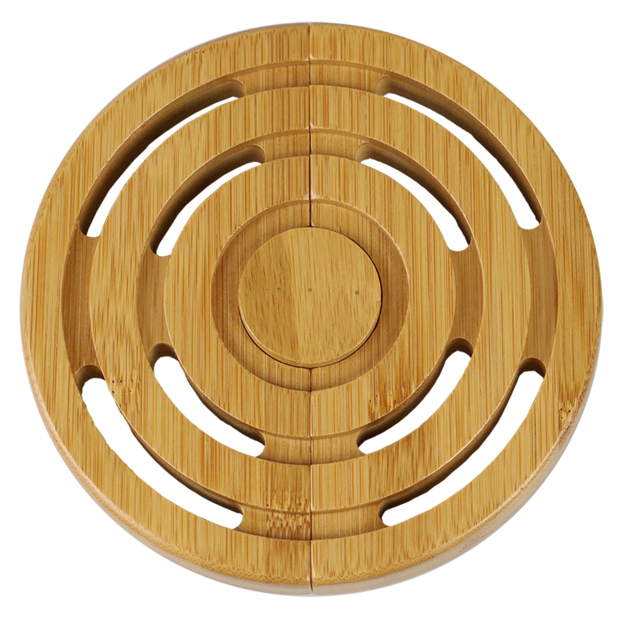 Michael Graves Design Expandable Slatted Round Bamboo Trivet, Natural $7 EACH, CASE PACK OF 6