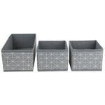 Load image into Gallery viewer, Home Basics Diamond Collection 3 Piece Drawer Organizer Set $4.00 EACH, CASE PACK OF 12
