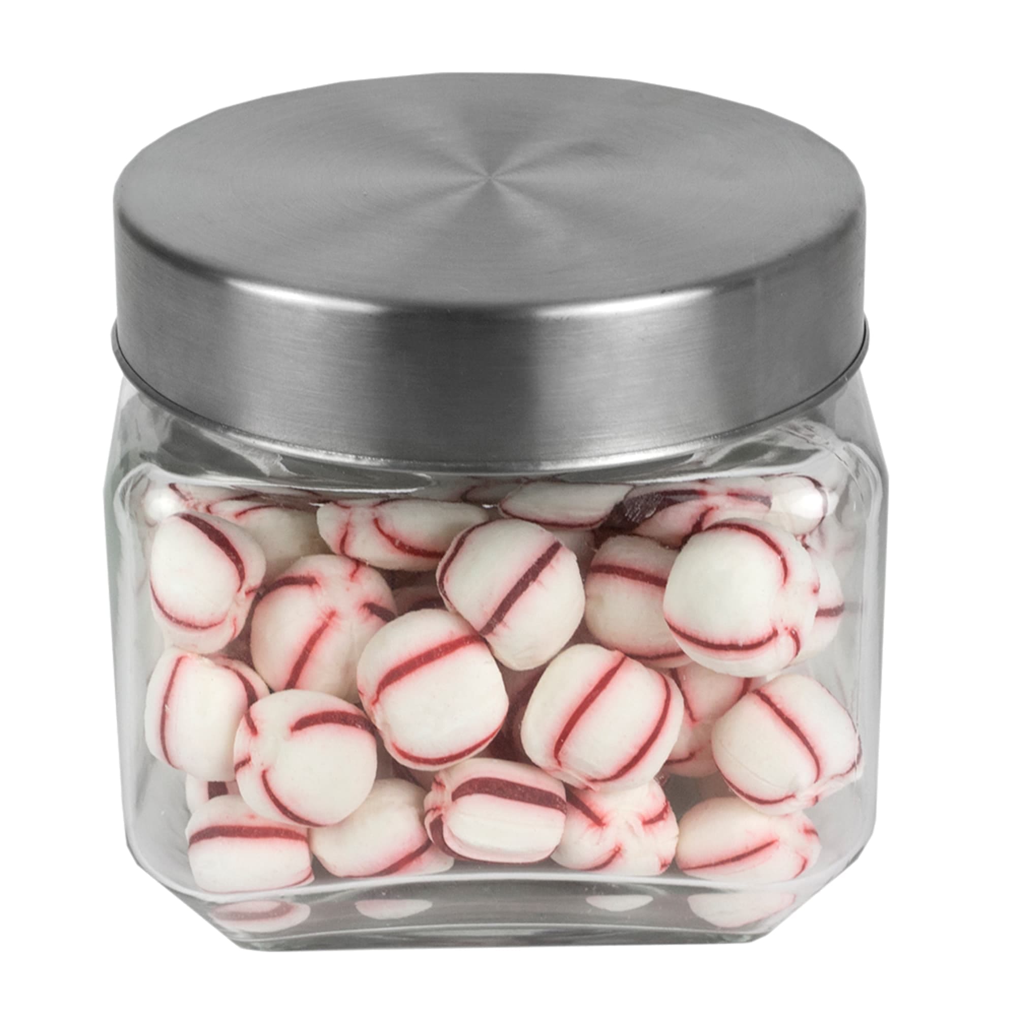 Home Basics 4 Piece Canister Set with Stainless Steel Lids $15.00 EACH, CASE PACK OF 6