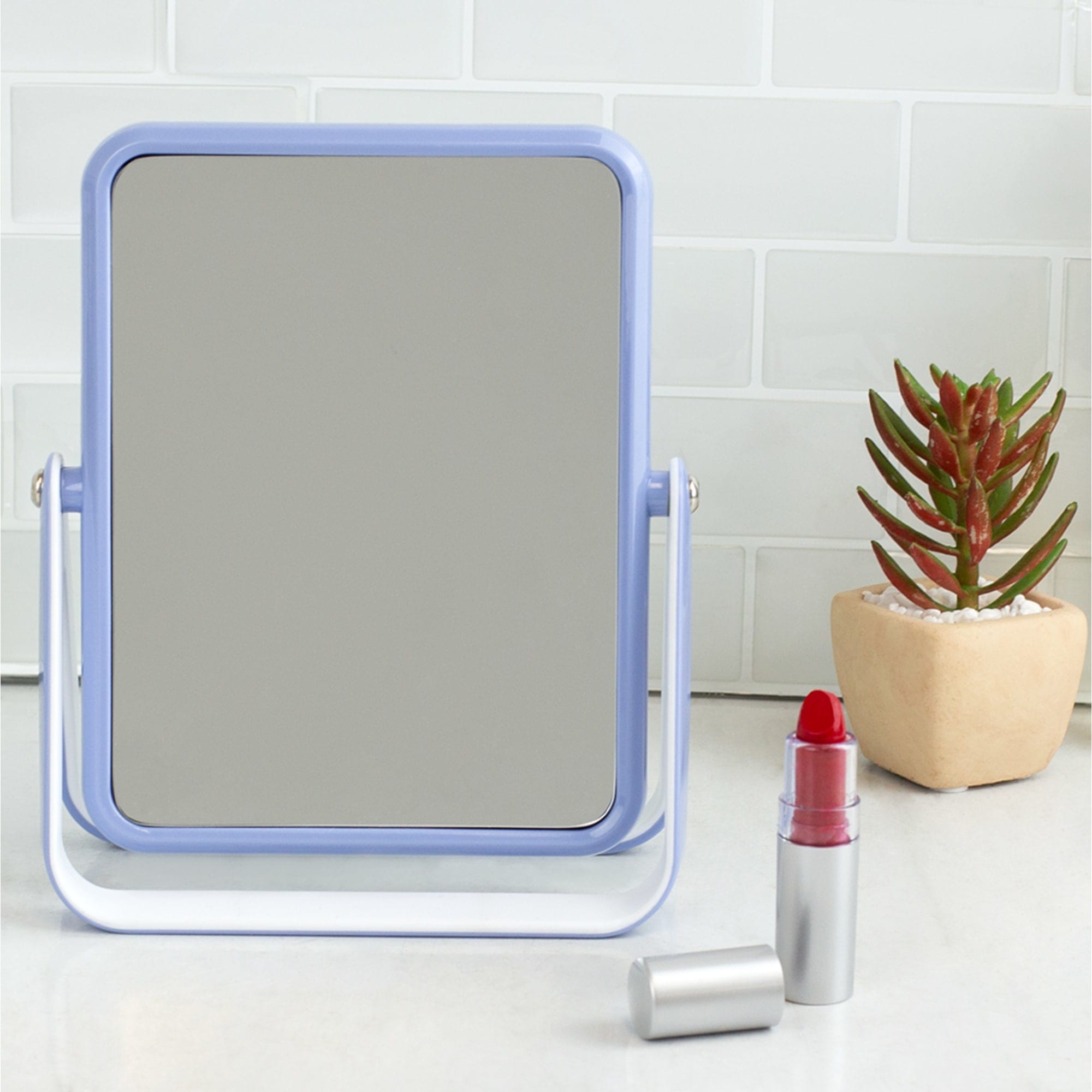 Home Basics Rectangle Cosmetic Mirror $6.50 EACH, CASE PACK OF 12