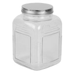 Load image into Gallery viewer, Home Basics Province 2 Lt Glass Canister with Metal Lid $3.00 EACH, CASE PACK OF 12
