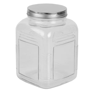 Home Basics Province 2 Lt Glass Canister with Metal Lid $3.00 EACH, CASE PACK OF 12