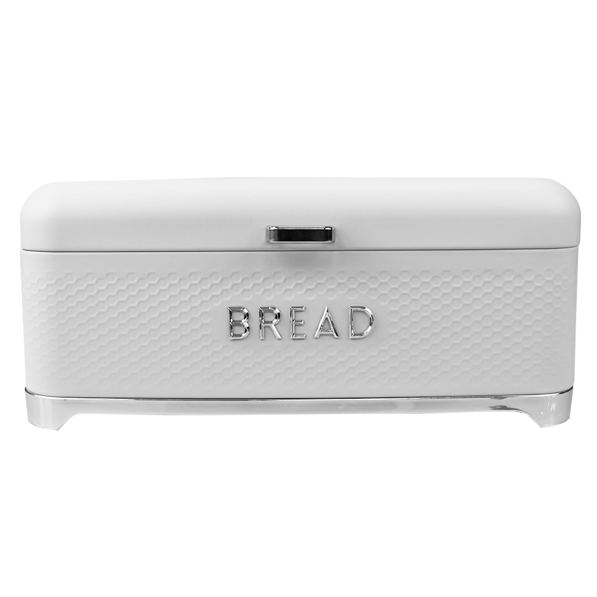 Michael Graves Design Soho Swing Up Lid Tin Bread Box, White $25.00 EACH, CASE PACK OF 4