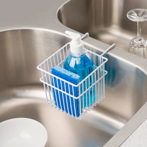 Home Basics Sink Basket, White $5.00 EACH, CASE PACK OF 24