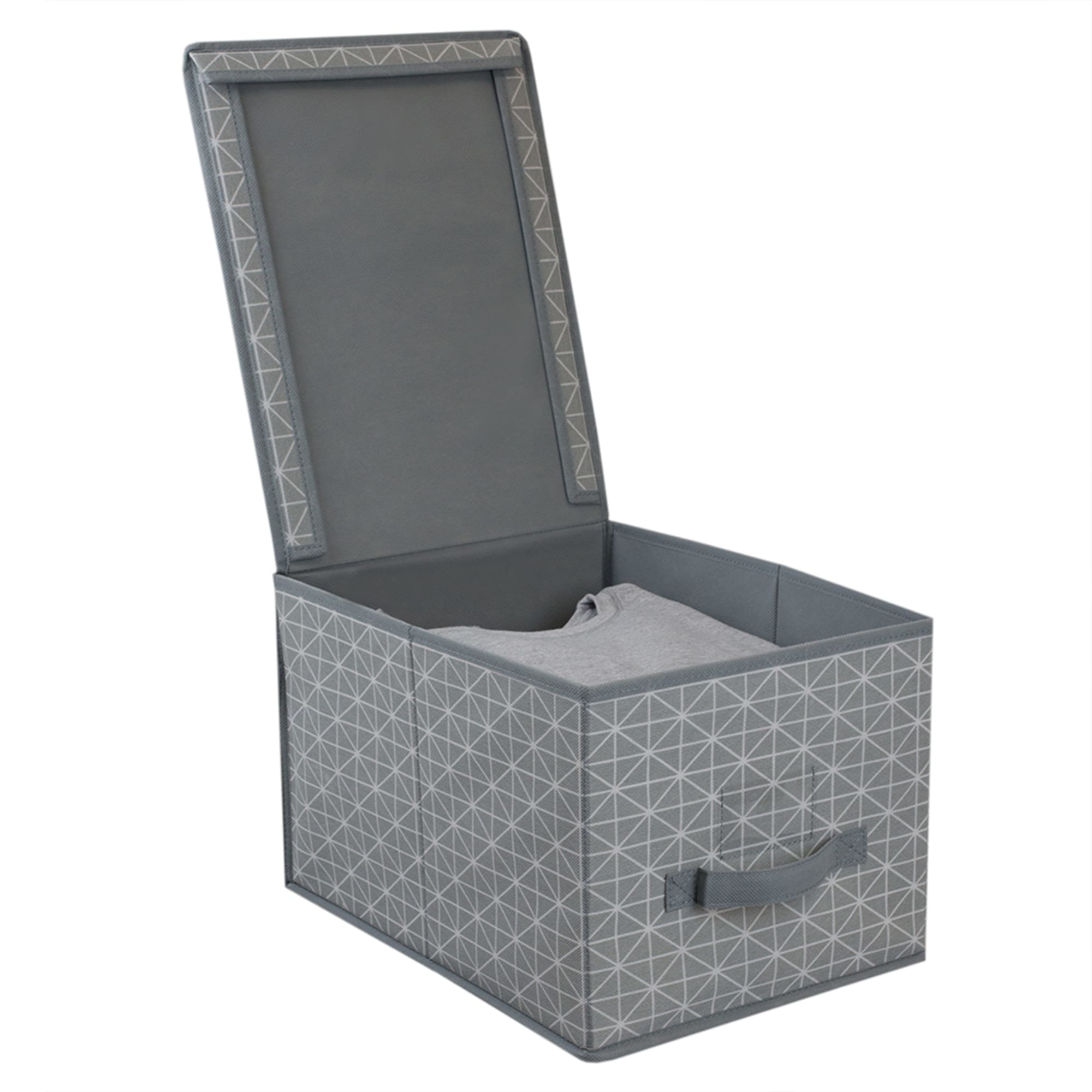 Home Basics Diamond Collection Non-Woven Storage Box, Grey $5.00 EACH, CASE PACK OF 12