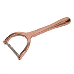 Load image into Gallery viewer, Home Basics Nova Collection Zinc Horizontal Vegetable Peeler, Rose Gold $4 EACH, CASE PACK OF 24
