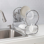 Load image into Gallery viewer, Home Basics 2-Tier Chrome Dish Drainer $15.00 EACH, CASE PACK OF 6
