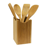 Load image into Gallery viewer, Home Basics  5 Piece Bamboo Kitchen Tool Set with Holder $6.50 EACH, CASE PACK OF 12
