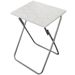 Load image into Gallery viewer, Home Basics Metallic Multi-Purpose Foldable Table, Silver $15.00 EACH, CASE PACK OF 6
