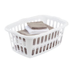 Load image into Gallery viewer, Sterilite 1.5 Bushel / 53 Liter Rectangular Laundry Basket - Clear
