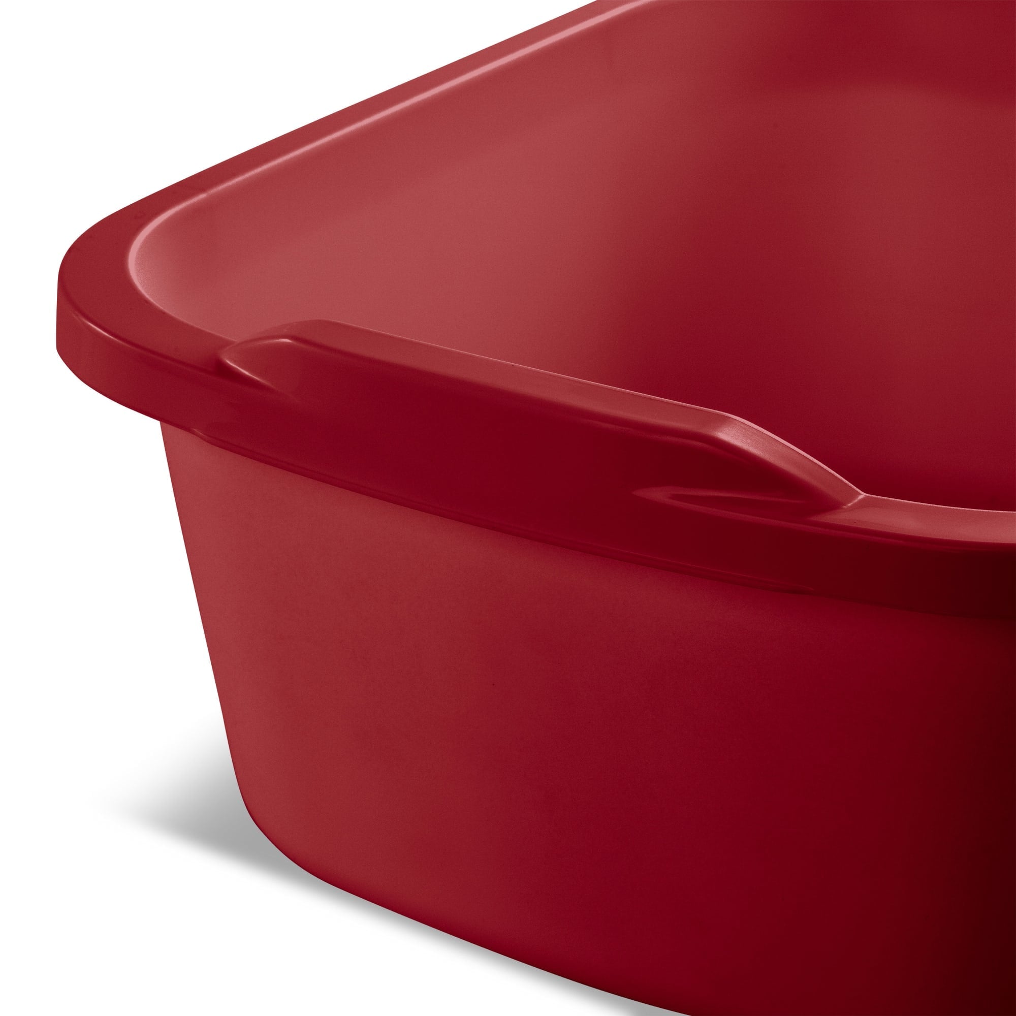 Sterilite 12 Quart/11.4 Liter Dishpan, Red $4.00 EACH, CASE PACK OF 8