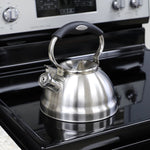 Load image into Gallery viewer, Home Basics Cosmic 2.2 Lt Stainless Steel Tea Kettle $10.00 EACH, CASE PACK OF 6
