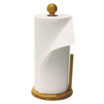Load image into Gallery viewer, Home Basics  Easy Tear Bamboo Paper Towel Holder, Natural $6.00 EACH, CASE PACK OF 12
