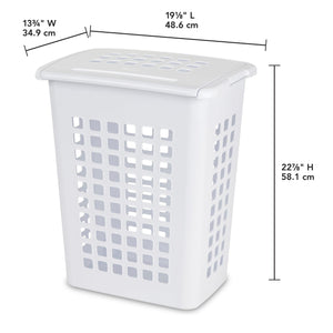 Sterilite Rectangular LiftTop Laundry Hamper $15.00 EACH, CASE PACK OF 4