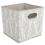 Load image into Gallery viewer, Home Basics Weave Collapsible Non-Woven Storage Bin with Grommet Handle, Taupe $5.00 EACH, CASE PACK OF 12
