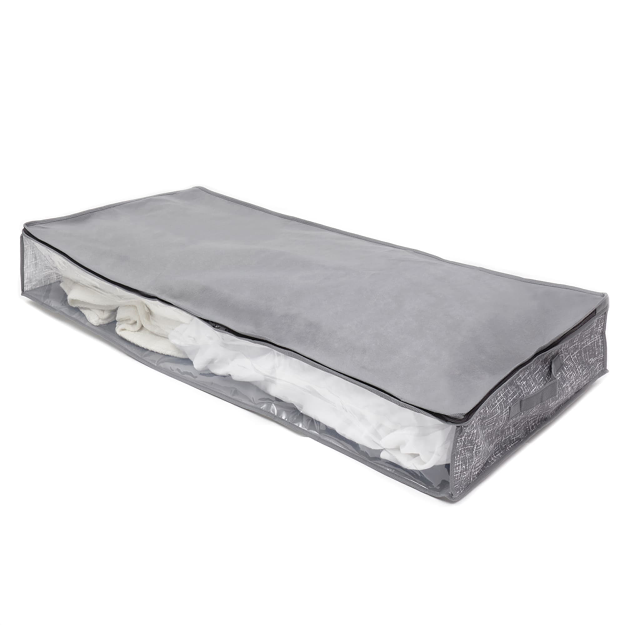 Home Basics Graph Line Non-Woven Under the Bed Storage Bag, Grey $4.00 EACH, CASE PACK OF 12