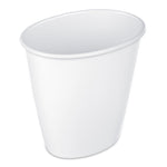 Load image into Gallery viewer, Sterilite 1.5 Gallon Oval Vanity Wastebasket, White $2.00 EACH, CASE PACK OF 12
