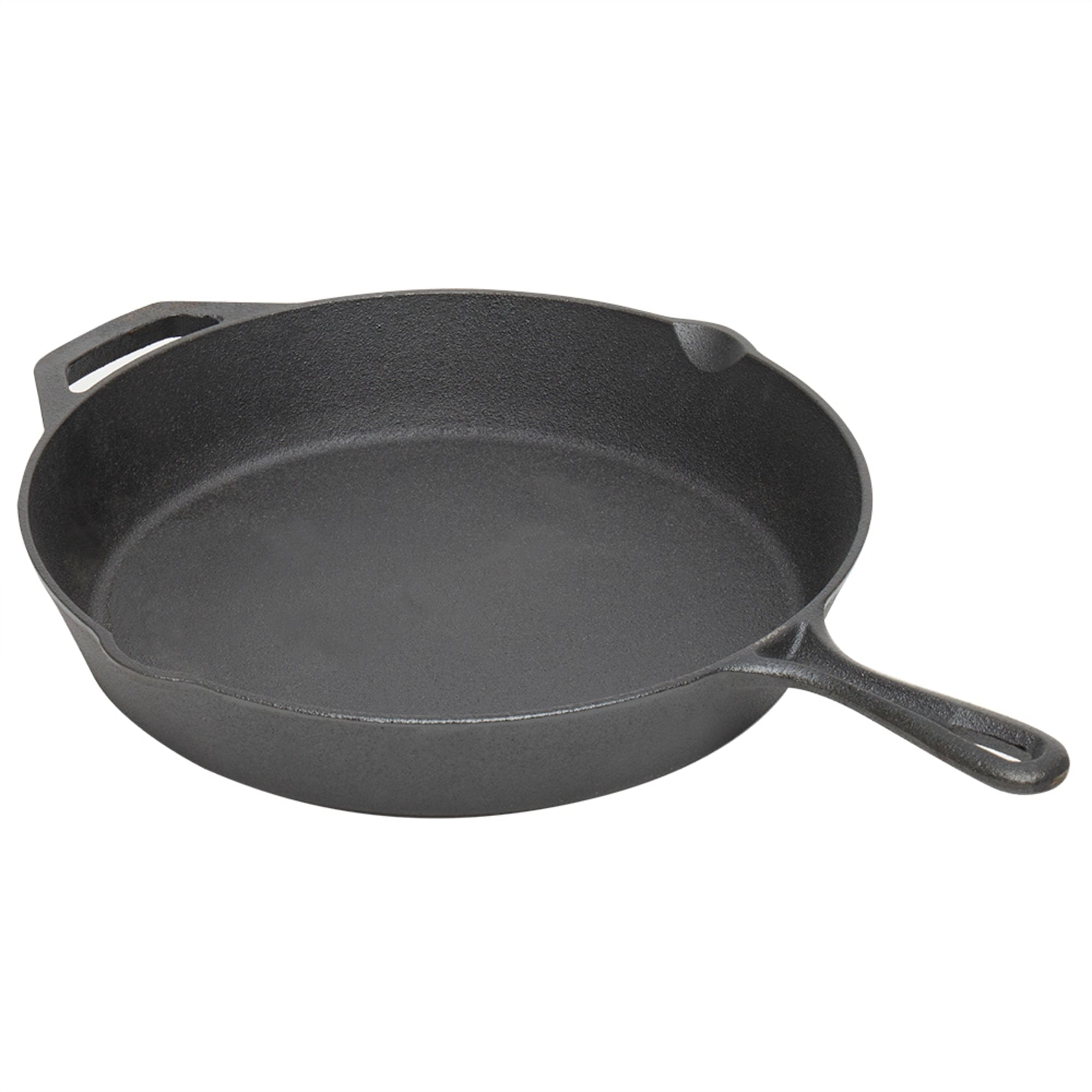 Home Basics Pre-Seasoned Cast Iron Skillet with Pour Spouts, (Set of 3) $40.00 EACH, CASE PACK OF 1