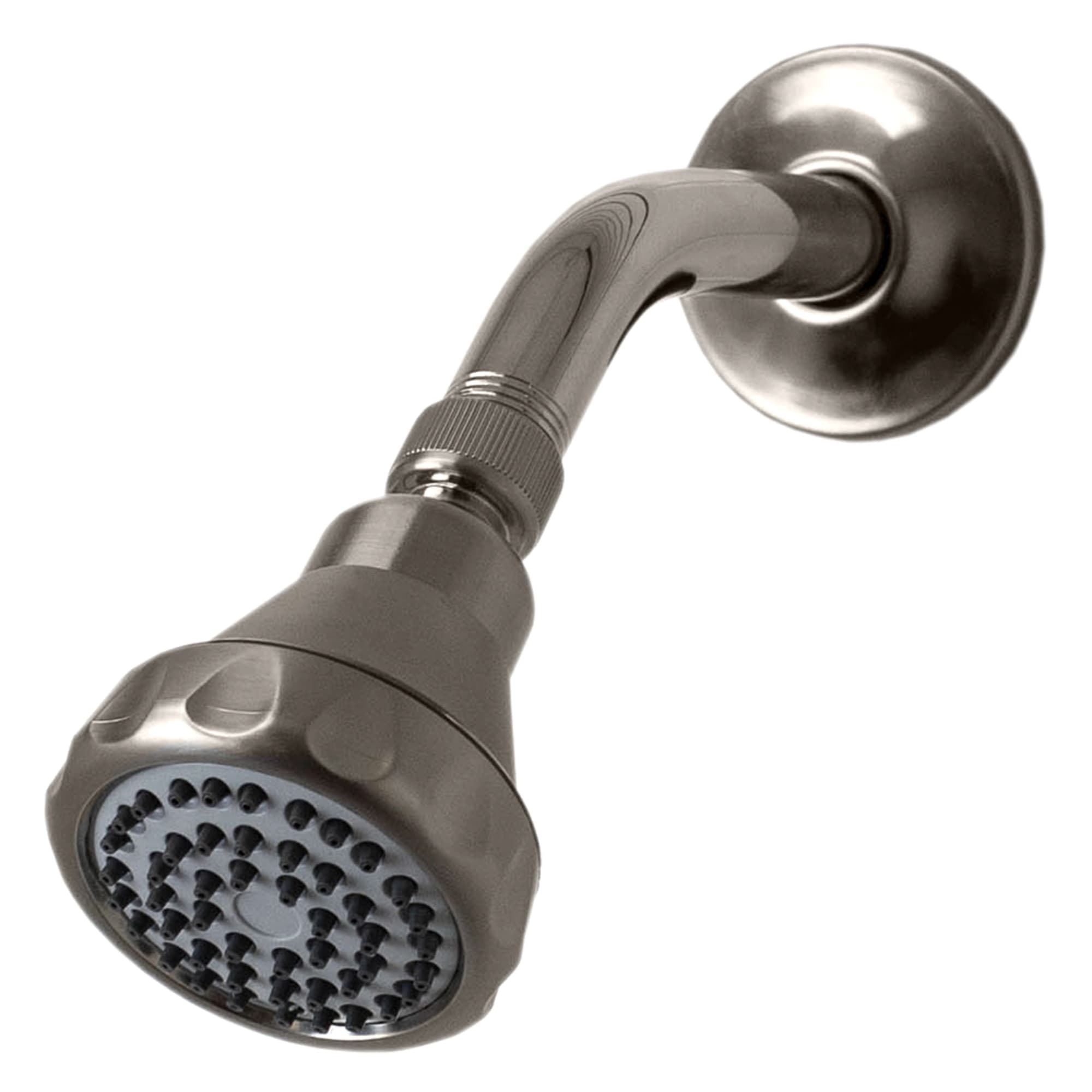 Home Basics Multi-Function Fixed Shower Head, Brushed Satin Nickel $5.00 EACH, CASE PACK OF 12