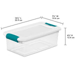 Load image into Gallery viewer, Sterilite 6 Quart / 5.7 Liter Latching Box $4.00 EACH, CASE PACK OF 12
