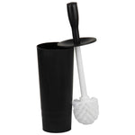 Load image into Gallery viewer, Home Basics Plastic Toilet Brush Holder, Black $6.00 EACH, CASE PACK OF 12
