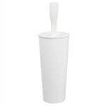 Load image into Gallery viewer, Home Basics Plastic Toilet Brush Holder, White $6.00 EACH, CASE PACK OF 12
