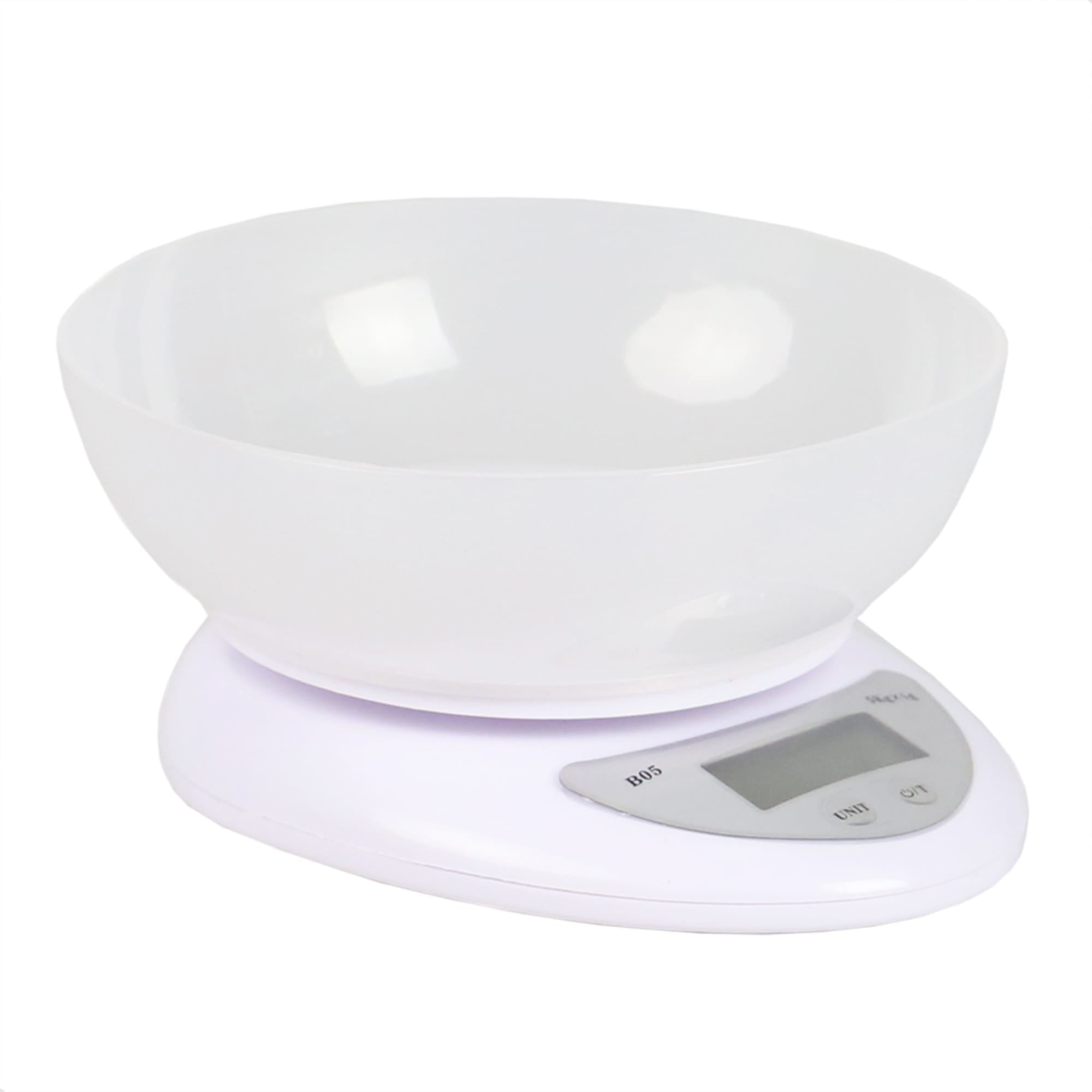 Home Basics  Digital Food Scale with Plastic Bowl, White $8.00 EACH, CASE PACK OF 12
