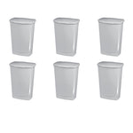 Load image into Gallery viewer, Sterilite 11.4 Gallon LiftTop Wastebasket, Cement $20.00 EACH, CASE PACK OF 6
