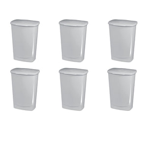 Sterilite 11.4 Gallon LiftTop Wastebasket, Cement $20.00 EACH, CASE PACK OF 6