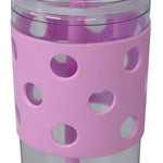 Load image into Gallery viewer, Home Basics Dots 28 oz. Plastic Tumbler with Straw - Assorted Colors
