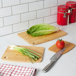 Load image into Gallery viewer, Home Basics 3 Piece Bamboo Cutting Board Set, Natural $8.00 EACH, CASE PACK OF 12
