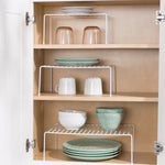 Load image into Gallery viewer, Home Basics 3 Piece Vinyl Coated Steel Cabinet Organizer, White $8.00 EACH, CASE PACK OF 6
