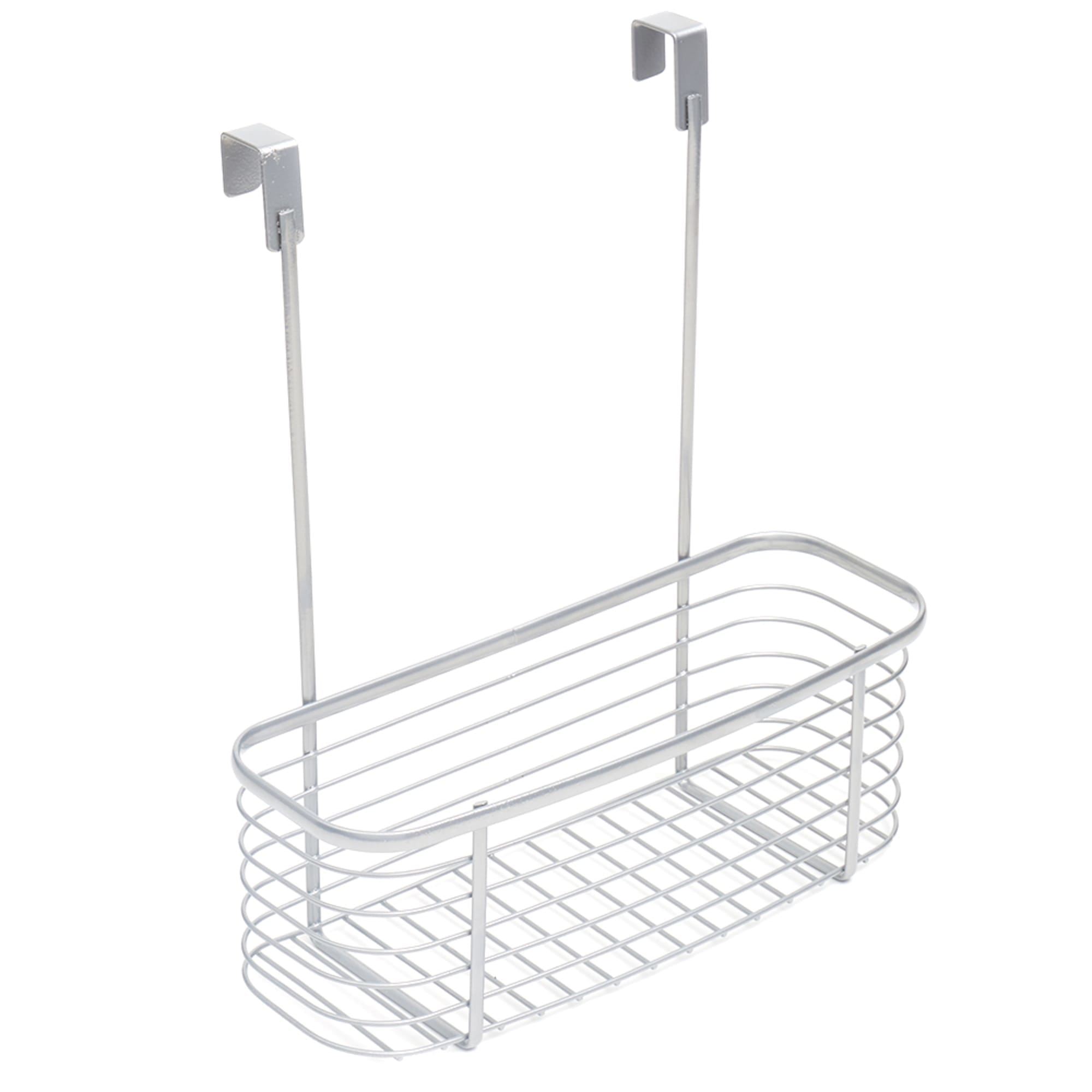 Home Basics Delta Steel Over the Cabinet Basket, Silver $6.00 EACH, CASE PACK OF 12