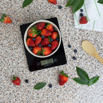 Load image into Gallery viewer, Home Basics Multi-Functional Sleek Glass Digital Food Scale, Black $10.00 EACH, CASE PACK OF 12
