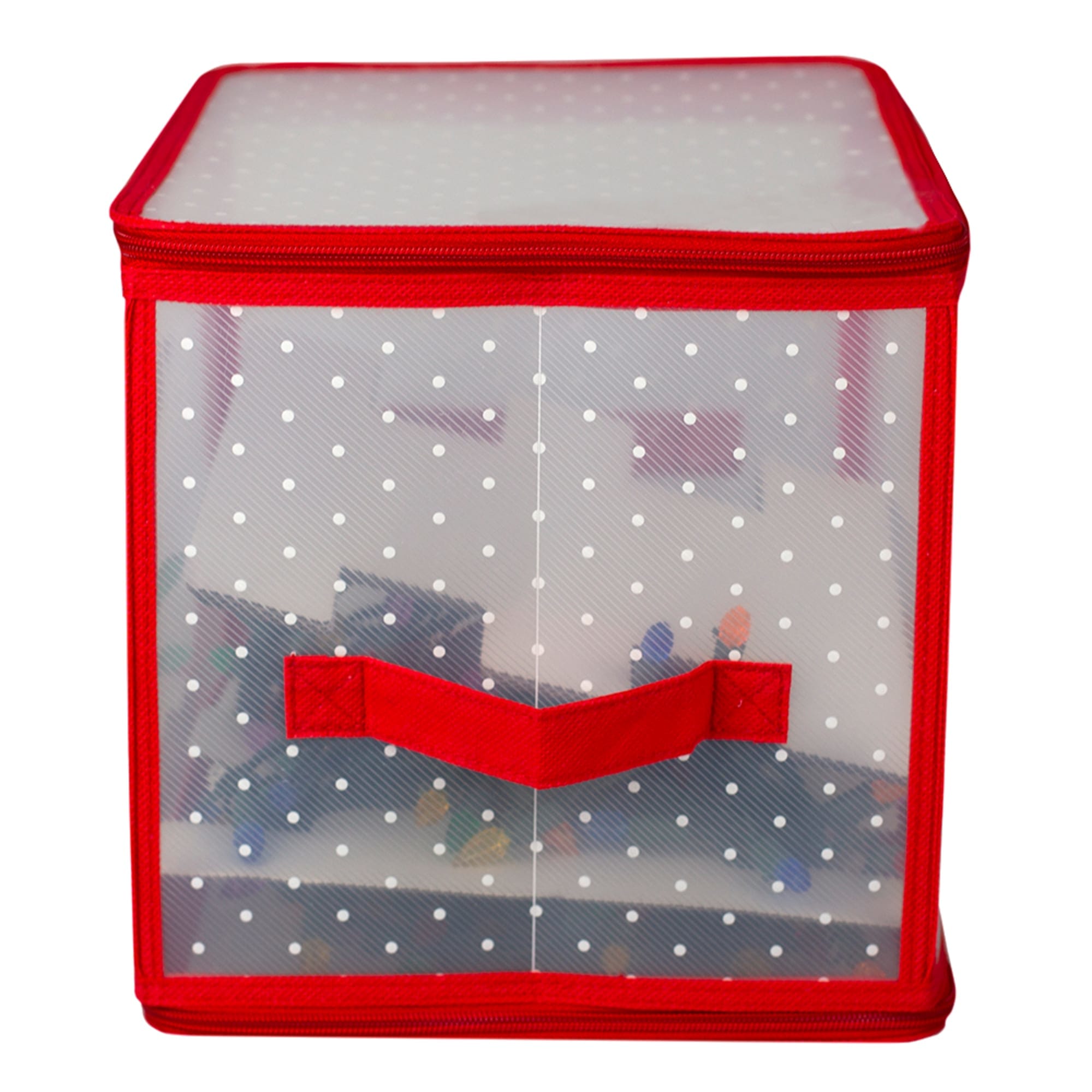 Home Basics Polka Dot PVC Christmas Light Storage Bag $6.00 EACH, CASE PACK OF 12