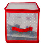 Load image into Gallery viewer, Home Basics Polka Dot PVC Christmas Light Storage Bag $6.00 EACH, CASE PACK OF 12
