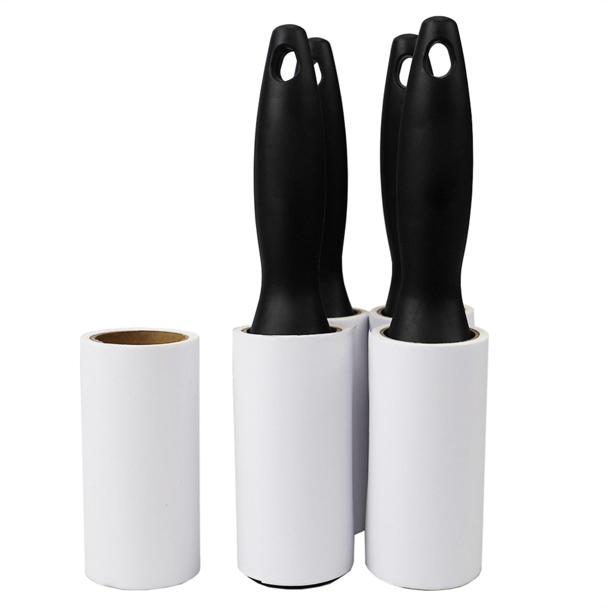 Home Basics Pack of 5 Plastic Lint Rollers, Black $5.00 EACH, CASE PACK OF 24