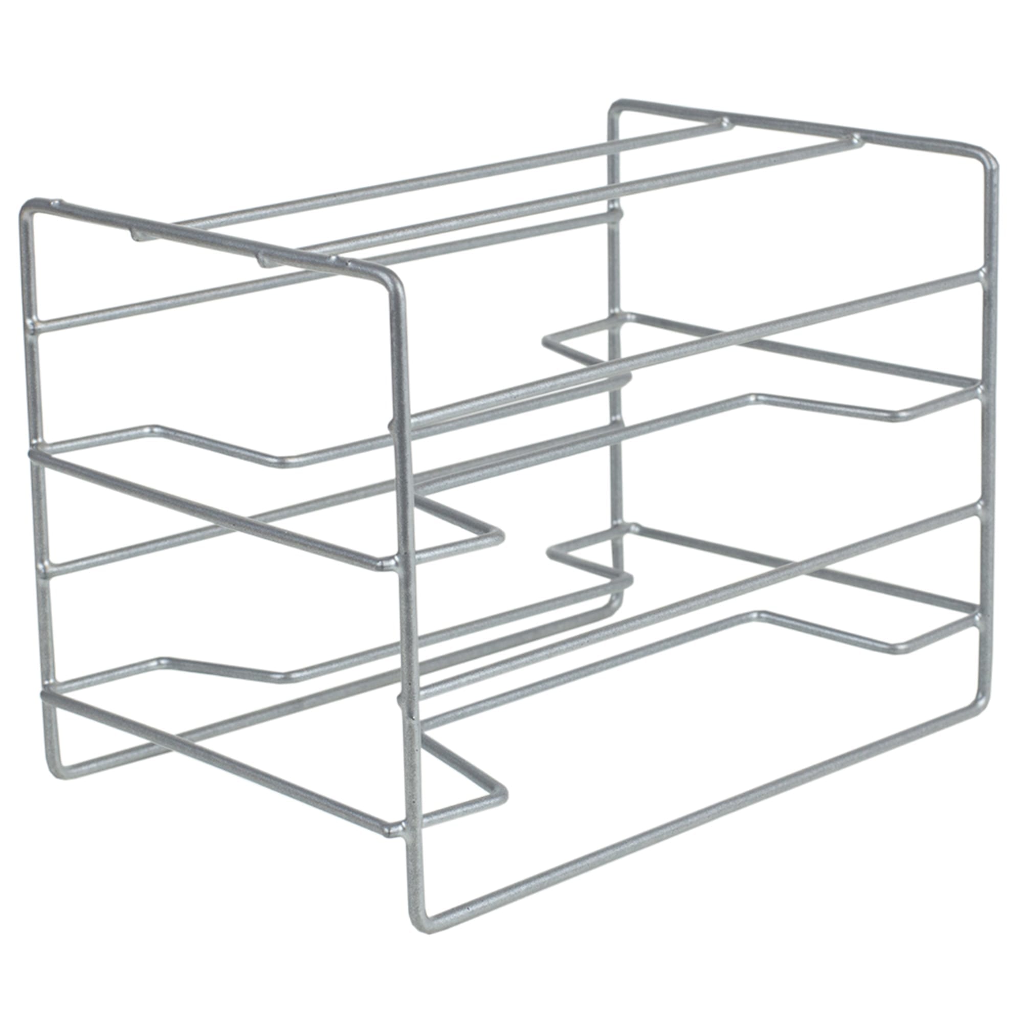Home Basics Vinyl Coated Steel Standing Wrap Organizer, Silver $5.00 EACH, CASE PACK OF 12